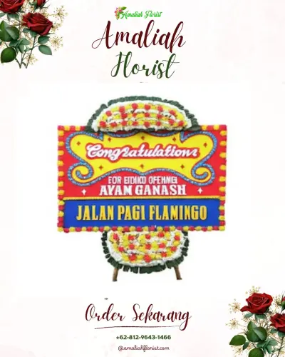 Bunga Papan Congratulation di Kapringan